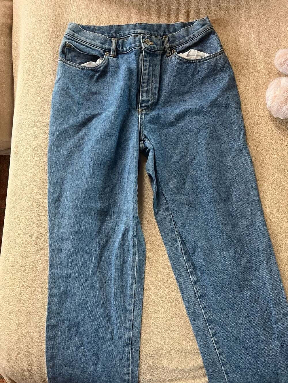 Lauren Jeans Co. Ralph Lauren Vintage High Waisted Straight Leg Jeans Size 10
